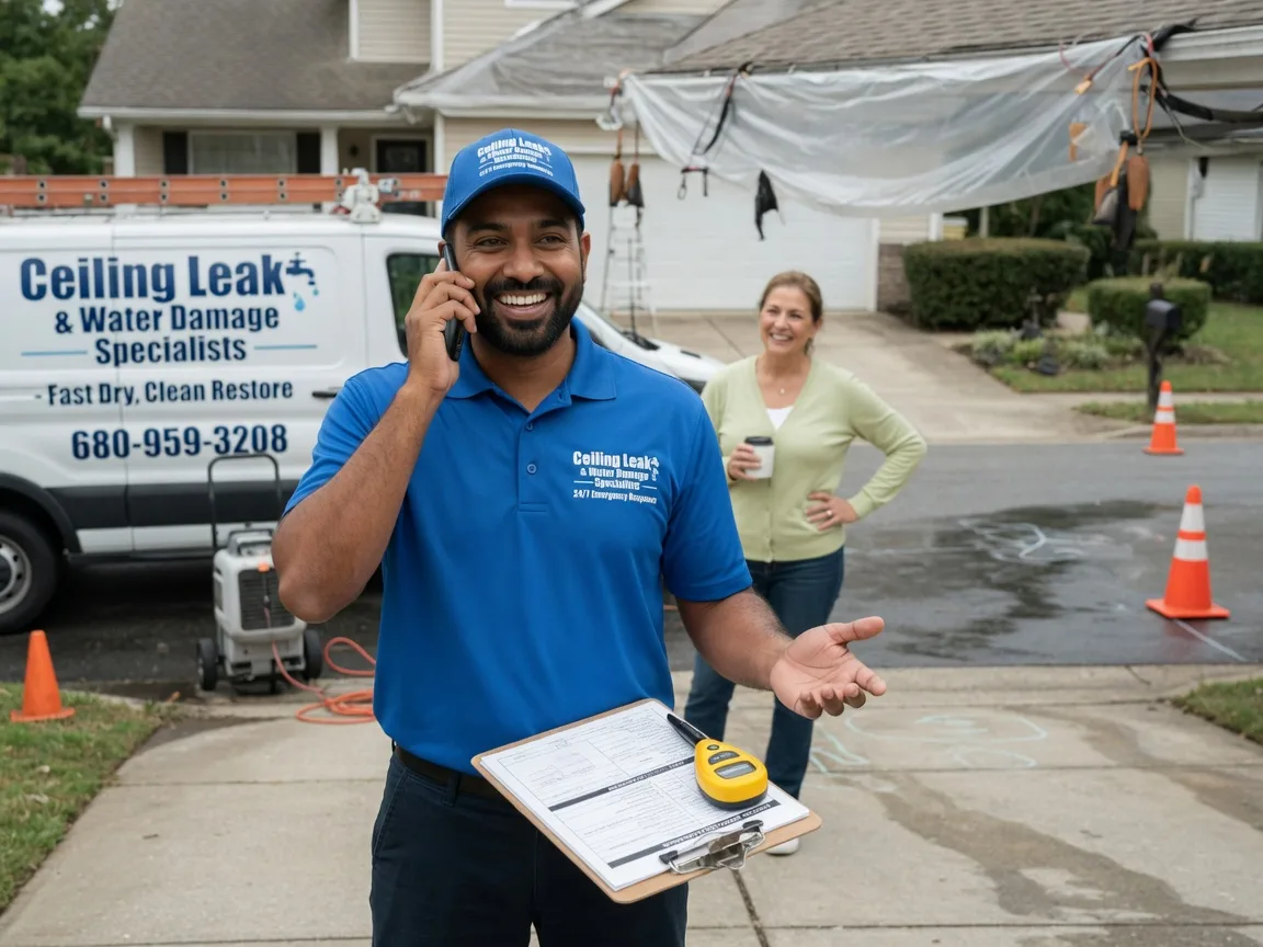 Ceiling Leak Cleanup Vantage, WA FAQs